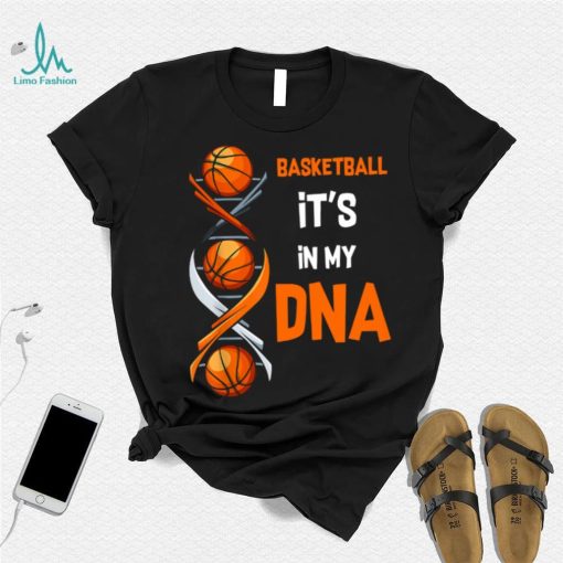 Basketball It’s In My DNA V Neck T Shirt