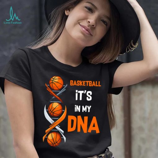 Basketball It’s In My DNA V Neck T Shirt