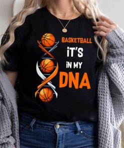 Basketball It's In My DNA V Neck T Shirt