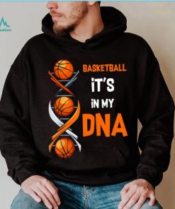 Basketball It's In My DNA V Neck T Shirt