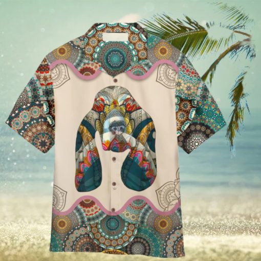 Basset Hound Aloha Hawaiian Shirt Summer Gift Beach Shirt iUq