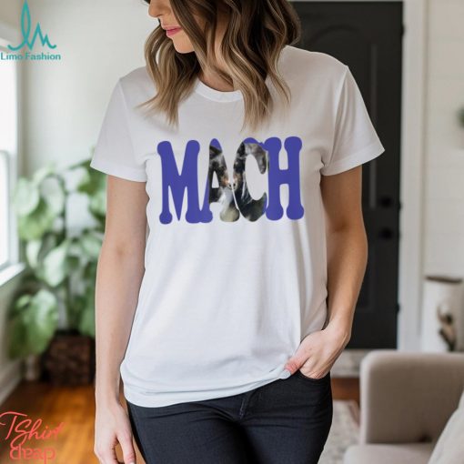 Beautiful Bi Black Sheltie Picture in the Word MACH T Shirt