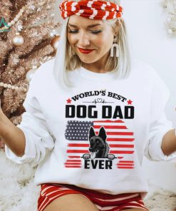 Belgian Malinois Dog World’s Best Dog Dad Ever Father’s Day Short Sleeve T shirt