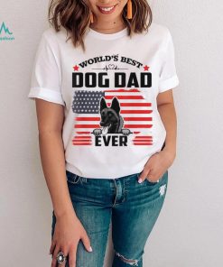 Belgian Malinois Dog World’s Best Dog Dad Ever Father’s Day Short Sleeve T shirt