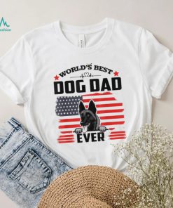 Belgian Malinois Dog World’s Best Dog Dad Ever Father’s Day Short Sleeve T shirt