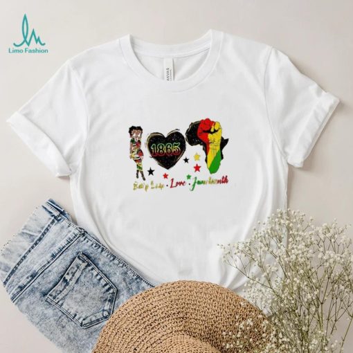 Betty Boop Love Juneteenth Shirt