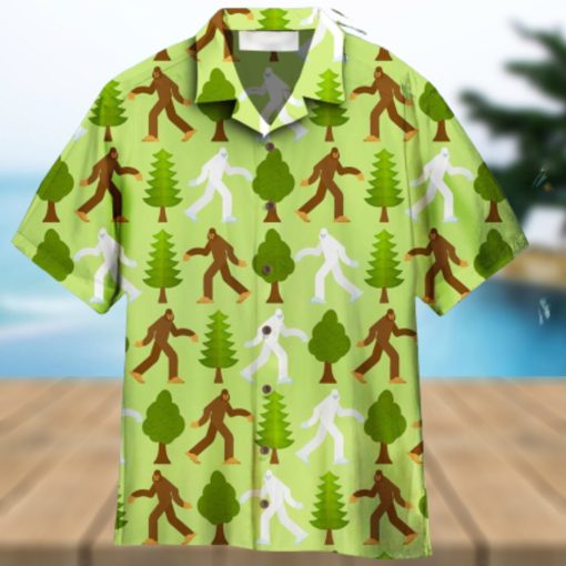 Bigfoot Sasquatch Aloha Hawaiian Shirt Summer Gift Beach Shirt