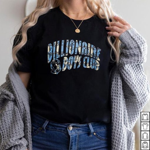 Billionaire Boys Club B23248 LOGO PRINT COTTON T shirt Blue