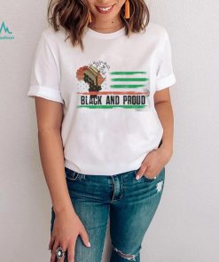 Black and proud Juneteenth flag shirt