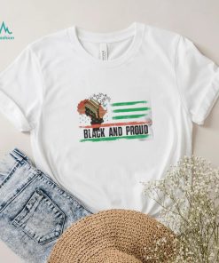 Black and proud Juneteenth flag shirt