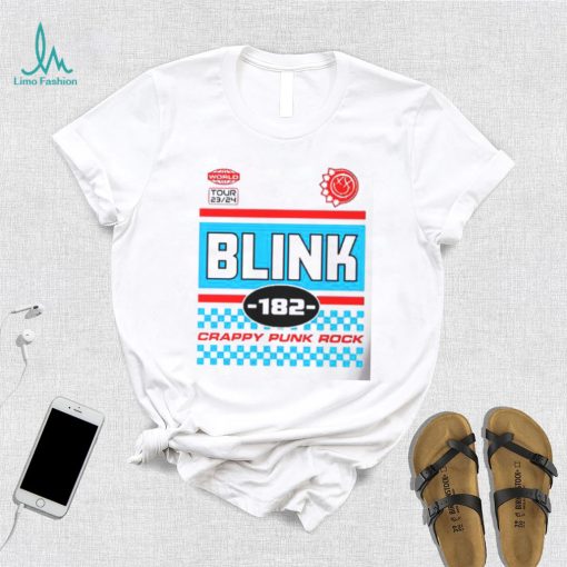 Blink 182 World Tour 2023 2024 Crappy Punk Rock BMXer Tee Fan Gifts T Shirt