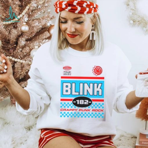Blink 182 World Tour 2023 2024 Crappy Punk Rock BMXer Tee Fan Gifts T Shirt