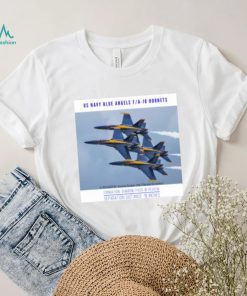 Blue Angels F A 18 Hornets Diamond Pass 18 Inch Separation T Shirt