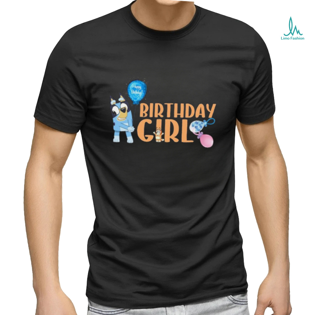 Birthday girl Bluey Shirt - Limotees