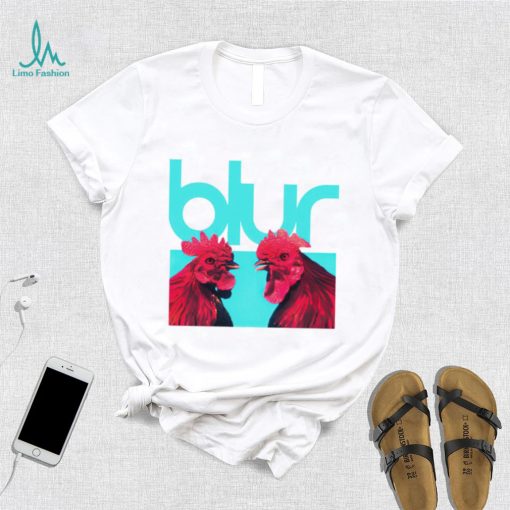 Blur two chicken shirt