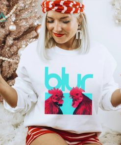 Blur two chicken shirt