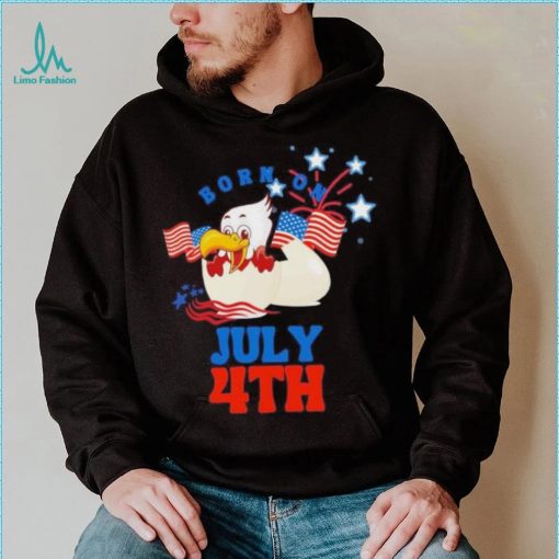 Born on July 4th USA bald shirt