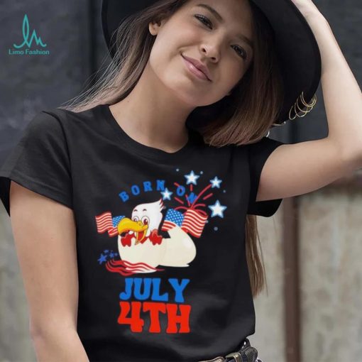 Born on July 4th USA bald shirt