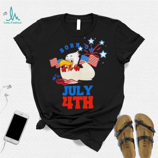 Born on July 4th USA bald shirt