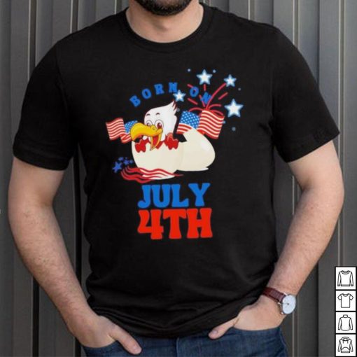 Born on July 4th USA bald shirt