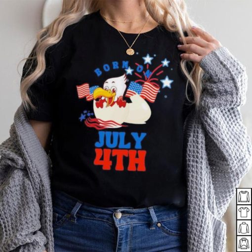 Born on July 4th USA bald shirt