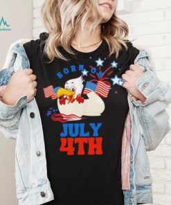 Born on July 4th USA bald shirt