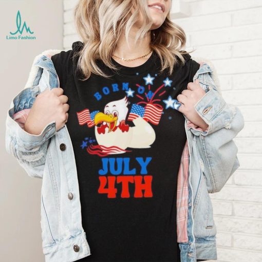 Born on July 4th USA bald shirt