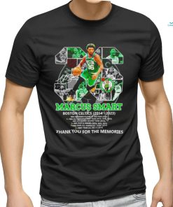 Boston Celtics Marcus Smart 2014 2023 signature thank you for the memories shirt