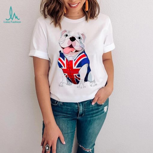British Bulldog Union Jack England Britain Shirt