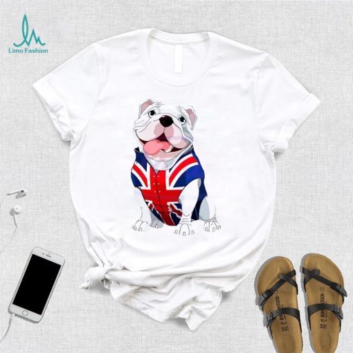 British Bulldog Union Jack England Britain Shirt