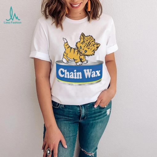 Cat chain wax T shirt