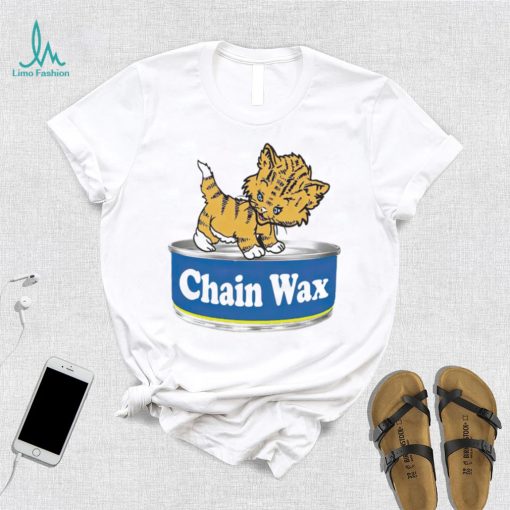 Cat chain wax T shirt