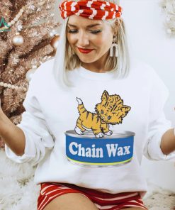 Cat chain wax T shirt