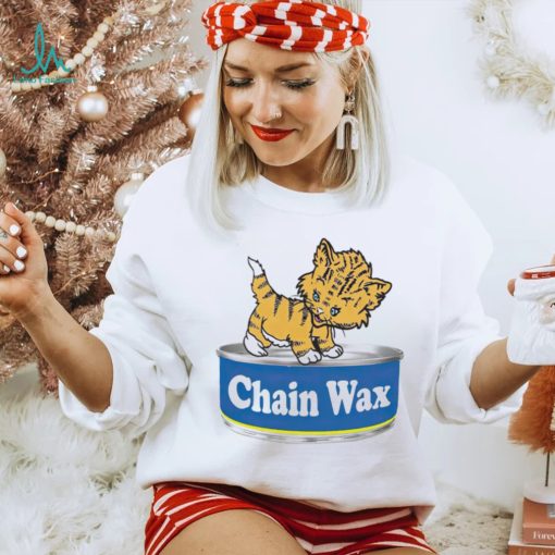 Cat chain wax T shirt