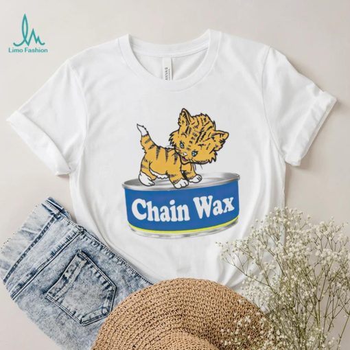 Cat chain wax T shirt