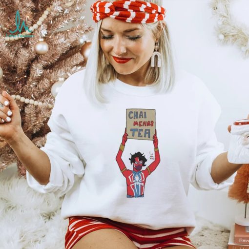 Chai Means Tea Spiderman Long Sleeves T Shirt