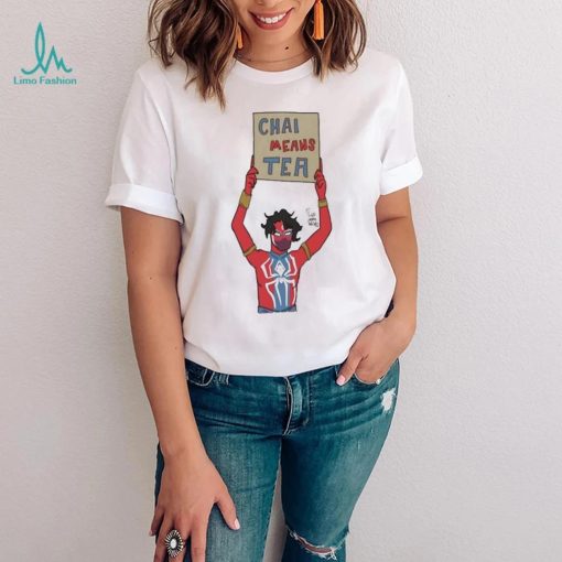 Chai Means Tea Spiderman Long Sleeves T Shirt