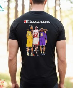 Kobe Bryant Michael Jordan LeBron James Legends Basketball T Shirt Large