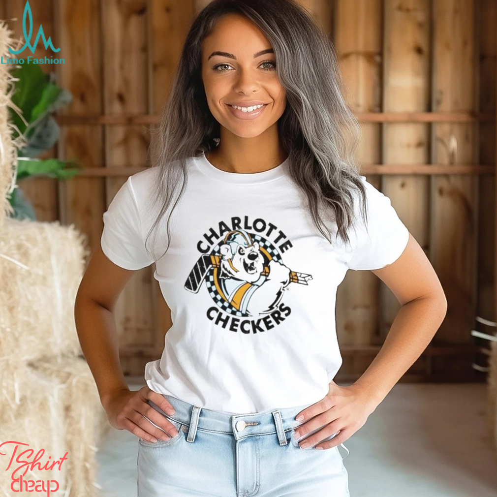 Charlotte Checkers Vintage 90s Logo Shirt Charlotte Checkers Vintage 90s Logo Shirt