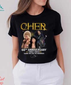 Cher 60th Anniversary 1963 – 2023 Thank You For The Memories T Shirt