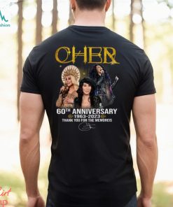 Cher 60th Anniversary 1963 – 2023 Thank You For The Memories T Shirt