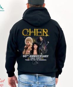 Cher 60th Anniversary 1963 – 2023 Thank You For The Memories T Shirt