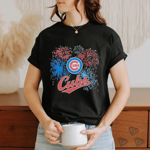 Chicago Cubs Fireworks 4th of July shirt