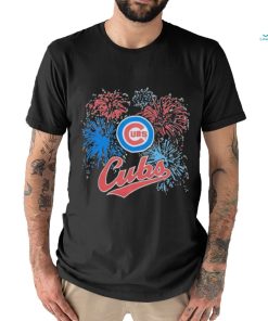 Chicago Cubs Fireworks 4th of July shirt