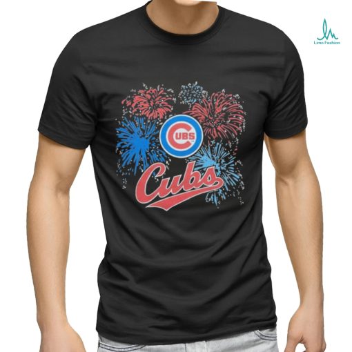 Chicago Cubs Fireworks 4th of July shirt