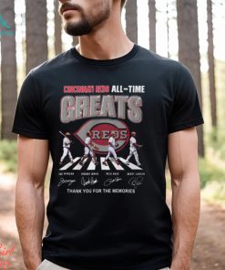 Cincinnati Reds All Time Greats Thank You For The Memories T Shirt