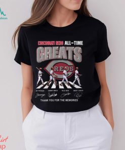 Cincinnati Reds All Time Greats Thank You For The Memories T Shirt