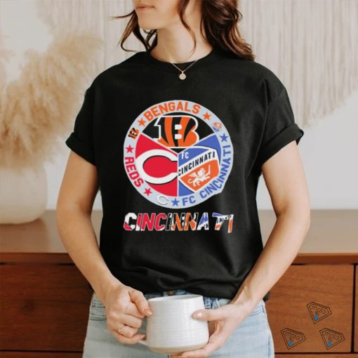 Cincinnati Sports Teams Shirt Reds, Bengals And Fc Cincinnati