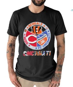 Cincinnati Sports Teams Shirt Reds, Bengals And Fc Cincinnati