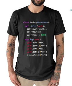 Class coder base human def init self coffee strength shirt